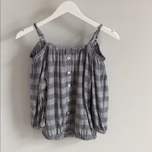 NWT Romeo Juliet White/Navy Top S